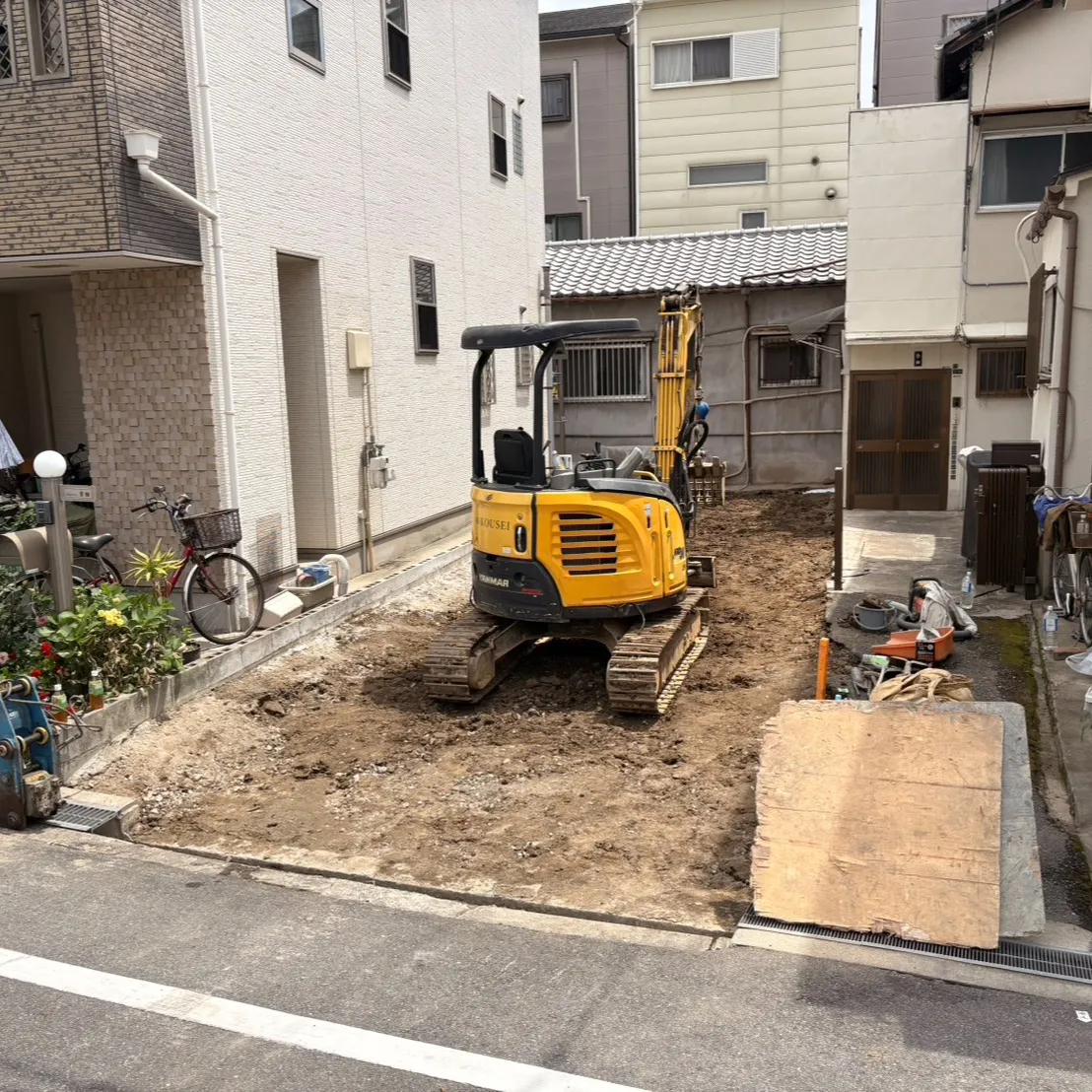 大阪市生野区新今里において、新規物件の販売に向けた準備が着々...